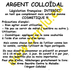 ARGENT COLLOÏDAL 15 PPM